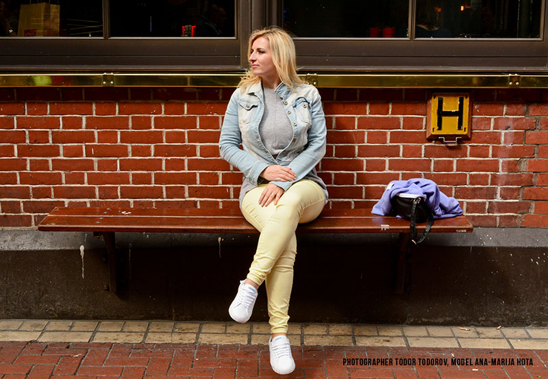 Walking Dublin's streets,phographer Todor Todorov, model Ana-Marija-Hota