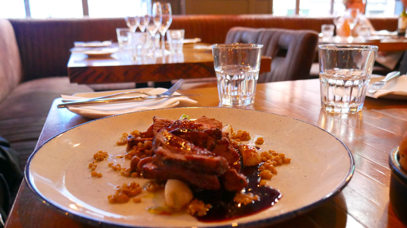 Roast rump Wicklow lamb at Cleaver East restaurant life